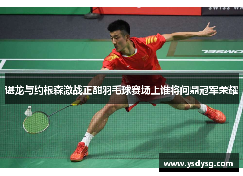 谌龙与约根森激战正酣羽毛球赛场上谁将问鼎冠军荣耀
